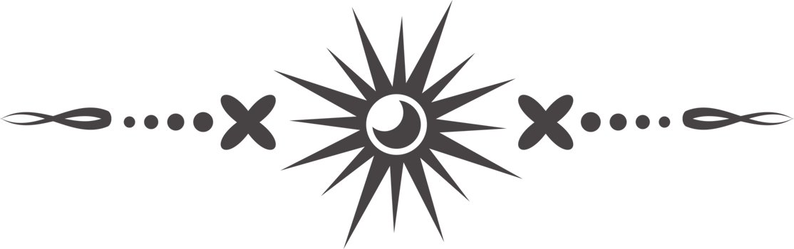 Celestial border with magic moon and mystic stars. Spiritual frame with fantasy elements. Astrology ornament with spiritual symbols of sun. Esoteric vintage minimal decoration png