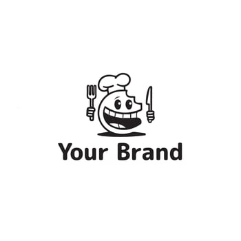 Professional Bite Food Restaurant Logo Design Template vector