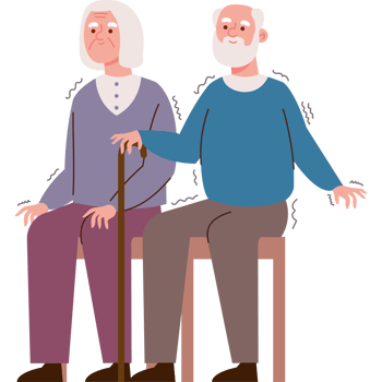 parkinson sick couple png