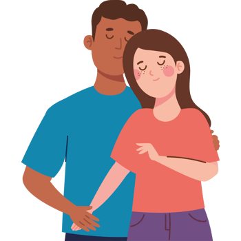 couple kissing lovers png