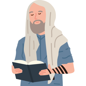 jewish tefillin old man prayer png