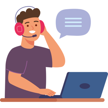 customer support man png