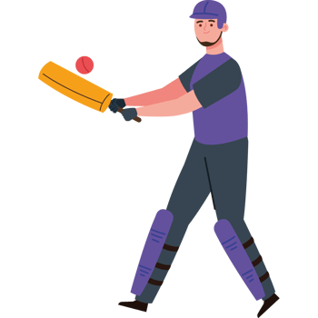 cricket man and equipment png
