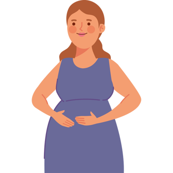 baby shower pregnant woman png