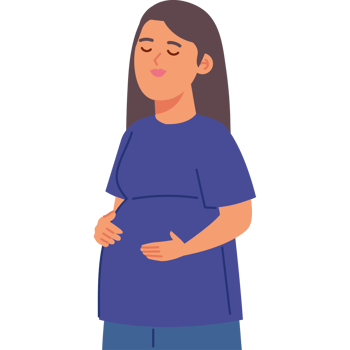baby shower pregnant character png