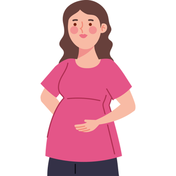 baby shower pregnant woman png