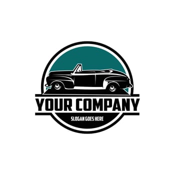 Greased lightning isolated white background side view. best for logos, badges, emblems, icons, available in eps 10. vector