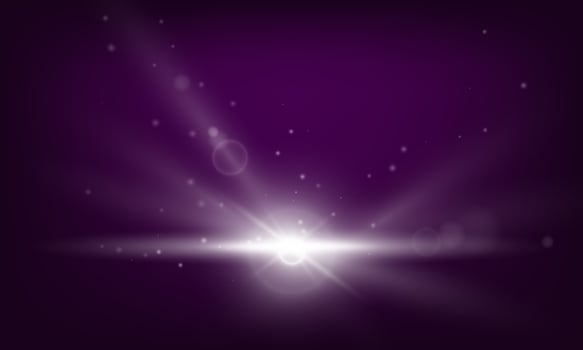 Cosmic explosion of star vector