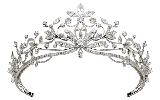Elegant Gold Crown with Gemstone Embellishments on Transparent Background png