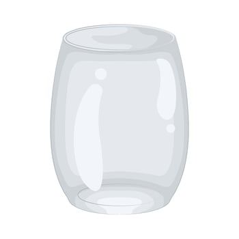 Illustration of glass vector