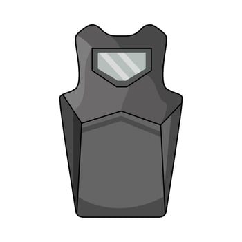 illustration of police shield vector