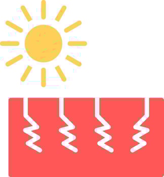 Sun Icon Design vector