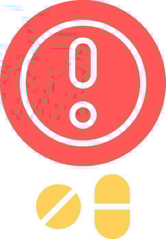Warning Icon Design vector