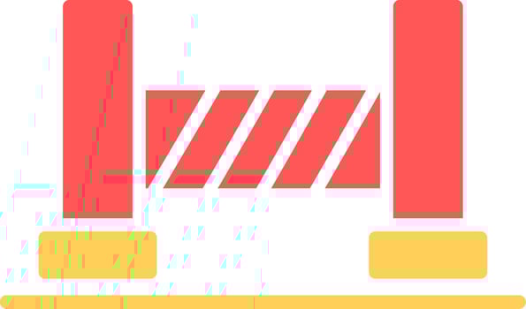 Barrier Icon Design vector