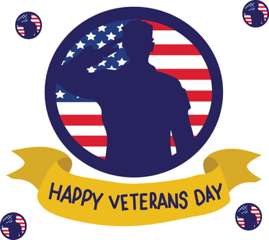 Veterans day clipart vector