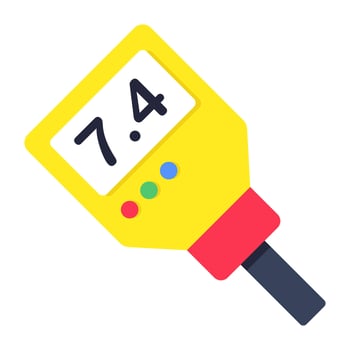 Premium design icon of ph meter vector