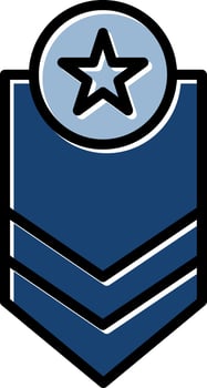 Rank Icon Design vector