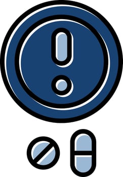 Warning Icon Design vector