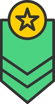 Rank Icon Design vector