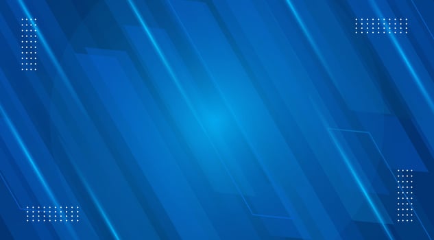 Blue Modern geometric shapes background. Gradient abstract banner vector