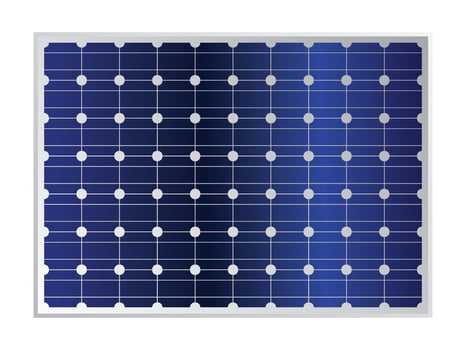 sun solar panel board flat design vector