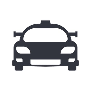 Car Template Icon vector