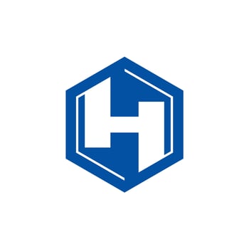 Letter H Icon Logo Template vector