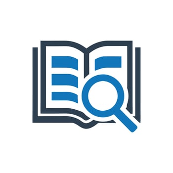 Book Search Icon vector