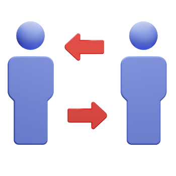People Collaboration 3D Illustration png