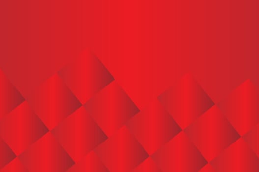Red gradient geometric background design vector