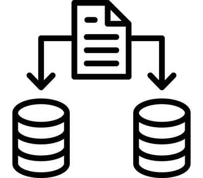 Redundancy Icon Design vector