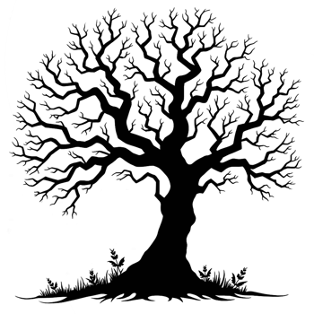Dark Creepy Tree Clip Art png