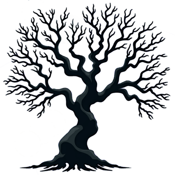 Huge Dark Creepy Tree Illustration png