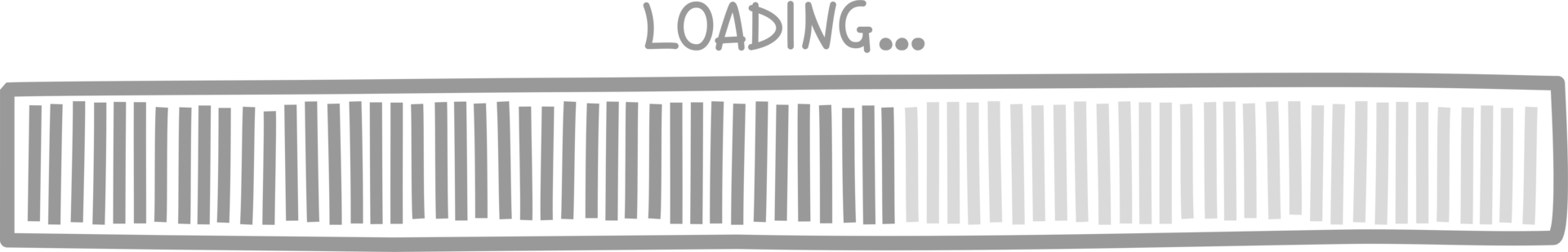 cute doodle hand draw loading bar counter computer battery, banner png