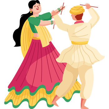 dancers in onam south indian festival png