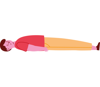 injured man cartoon on floor png