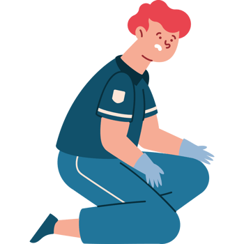 paramedic male character providing first aid png