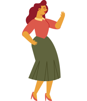 woman with a beautiful figure posing png