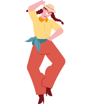 cowgirl dancing country western dance png