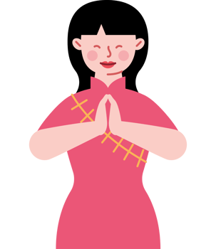 character of chinese woman in costume png
