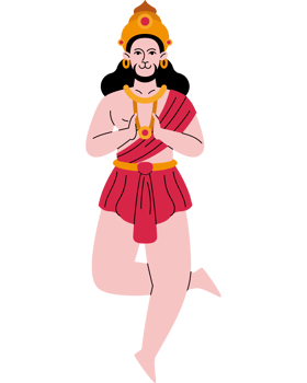 hindu god lord hanuman cartoon png