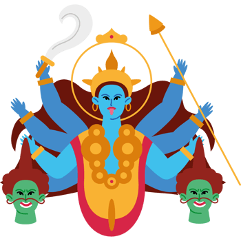 indian goddess kali deity png