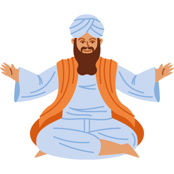 guru tegh bahadur ji personage png