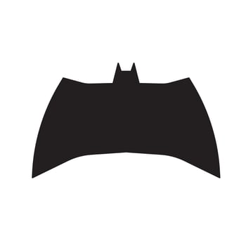 bat logo silhouette vector