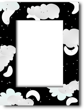 Cute frame illustration clipart png