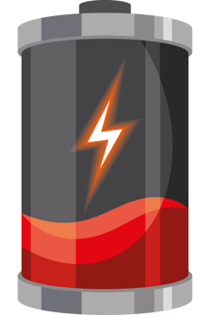 high performance battery indicator png