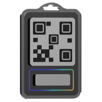 QR Code Badge 3D Icon png