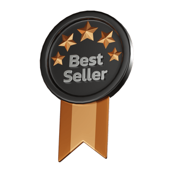 Best Seller 3D Render for Black Friday Sales, Retail Marketing Icon png