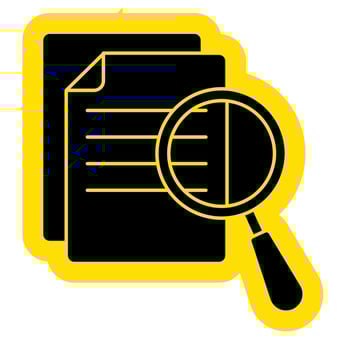 Explanation Note Icon vector