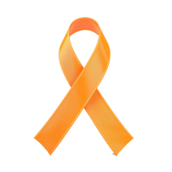 orange ribbon for awareness of cancer, awareness ribbon, cancer awareness, cancer ribbon, cancer awareness p png